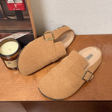Breakj Women's Birken Shoes Lefor Shoes Single Shoes Soft Soles Small Shoes Autumn Winter Sen Line Retro Women's