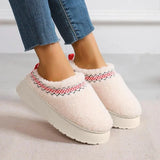 Breakj Bottom Wears Winter National Wind Emi-Ya Lace Fur Snow Boots Cold To Keep Warm Northeast Snow Cotton