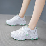 Breakj 2025 New Korean Version Of Caterpillar Dad Shoes Ins Tide Breathable Mesh Student Sports Shoes