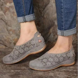 Breakj Asia's New Women's Shoes 2025 Women's Shoes Hollow Slope And Large-Size Hot Women's Single