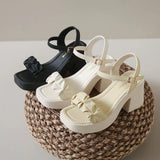 Breakj Sandals Women 2025 New Summer Wear A Word With Coarse Heel Toe Fashion
