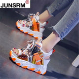 Chunky Platform Sandals Fashion Summer Mixed Colors 9cm Wedge Female Beach Shoes Sweet Campus Style Open Toe High