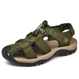Men's Breathable Sandals Women Beach Casual Shoes Thick Sole Closed Toe Aqua Shoes for Hiking
