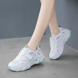 Breakj 2025 New Korean Version Of Caterpillar Dad Shoes Ins Tide Breathable Mesh Student Sports Shoes