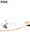 New 2023 Summer Outside Slipper Flat Sandals Woman Shoes Walking Comfy Leisure Beach Shoes Big Size