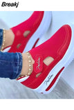 Womens Sneakers Casual Shoes Ladies Running Shoes Female Platform Shoes Mesh Breathable Comfort Women Sport Shoes