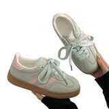 Breakj Flat-Bottomed Women's 2025 Autumn New Thick-Soled Small White Shoes Port Air Breathable Leisure Sports Board