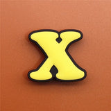 PVC Capital English Letters Shoe Charms Shoes Accessories Croc Shoe Buckle Decorations Ormaments fit JIBZ Party Kid's