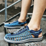 Men Shoes Designer Hand-woven Men Sandals Summer 2023 Breathable Loafer Men Casual Shoes Comfortable Fashion Beach Sandals