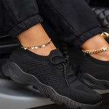 Women's Breathable Shoes Sneakers 2021 New Mesh Lace-up Fashion Women's Casual Shoes Outdoor Running Sneakers Vulcanized