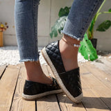 New Fashion Slip on Women's Flat Shoes with Casual Breathable Espadrilles Ladies Comfortable Soft Sole Zapatos De