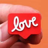 1pcs Fight for it Shoe Charms Shoeife Fan Out Slipper Accessories Decoration Fit Croc Jibz Party Kids Gifts