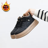 Breakj Add Velvet Cotton Shoes Women 2024 Winter New Ins Fashionable Versatile Add Velvet Add Thick Ugg Boots Leisure