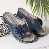 Breakj Slippers Women's Shoes 2025 New Spring And Autumn Hollow Slope And Leisure Fashion Cool Drag Wish Flower