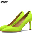 Size 34-43 Women Thin Heel Shoes For Women'S Heeled Pumps Sexy Fashion 2023 New Ins Arrived Point Toe