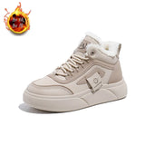 Breakj Winter Small White Shoes New Korean Version Ins Schoolgirls Heighten Board Shoes Casual Cotton Shoes