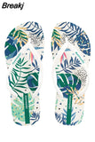 New Ladies Slippers Non-slip Flip-Flops Outdoor Hawaiian Printed Slippers Summer Fashion Women's Sandals Male Flip