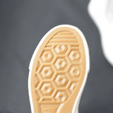 Spring Autumn Women Canvas Shoes Canvas Casual High Top Sneakers Lace-Up Zipper Comfortable Flat Long Boots 2023 New