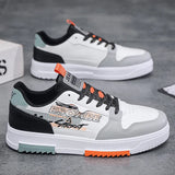 Casual Men's Sneakers Street Skateboard Shoes for Men Outdoor Walking Men Platform Shoes Lace Up Vulcanized Shoes