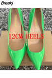2023 New Women Pumps Patent Leather High Heels Shoes Fashion Office Shoes Stiletto Party Shoes Female Comfort Women