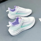 Breakj 2023 Summer New Korean Version Breathable Flying Weaver Female Shoes Ins Tide Students Running Sports Shoes Women's Casual Shoes BK
