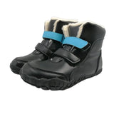 kids shoes Children Barefoot Winter Boots Soft Leather Plush Snow boots for girls Boys Kids Flexible Warm Boots
