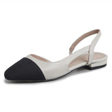 Low Heels Real Leather Slingbacks Shoes Women Square Toe Pumps Thick Heel Shoes Brand Design Lady Footwear 2021 Size