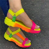 2020 Women /summer New Soft-slip Non-slip Platform Sandals Foam Sole Durable Sandals Ladies Outdoor Beach Zapatos De Mujer