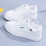 Breakj Small White Shoes Women In The Autumn Of 2025 New Korean Version Of The Solid Color Student Sneakers Trend Casual
