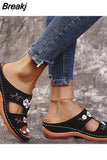 New Summer Women Sandals Comfortable Platform Soft Ladies Casual Slippers Fashion Colorful Flat OpenToe Outdoor Beach