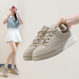 Breakj 2025 Spring Small White Shoes New Korean Ins Female Student Platform Ighten Sports Board Shoes Casual Street Shot