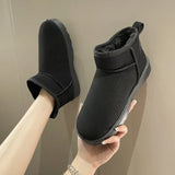 New Snow Women Boots Thickening Plus Velvet Winter Fashion Warm Short Boots Cotton Shoes Women'S Snow Boots Winter