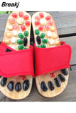 Shoes Mens Slides Cobblestone Accupressure Foot Indoor Chinese Medicine Pedicure Acupoint Healthcare Flat