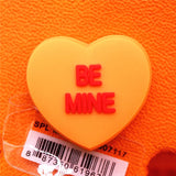 1pcs Ghost PVC Shoe Charms Accessories Decorations Lovely Sweethearts Heart-shaped Designer Croc Jibz Buckle Girls