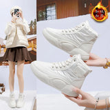Breakj Women's Big Cotton Shoes 2024 Winter New Add Velvet Versatile Female Student Tide Warm Platform Casual Ug Boots