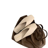 Breakj Women Wear Bag Head 2025 New Summer Half-Dragging Women's Shoes Fashion Muller Shoes Net Red Cold Slippers Ins