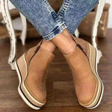 Shoes Women 2021 Autumn Black Platform Boots Women Zipper Wedge Booties Size 43 Heeled Ankle Boots Botas De