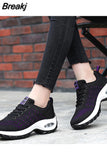 Sneakers Fashion Casual Shoes Summer Air Cushion Mesh Female Shoes Comfortable Breathable Heightening Sneakers for