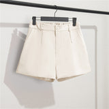 Breakj Spring And Summer Shorts Female Autumn Summer 2024 New High Waist Khaki Boot Pants Are Versatile With A Thin Korean Version Of Wide Leg