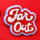 1pcs Fight for it Shoe Charms Shoeife Fan Out Slipper Accessories Decoration Fit Croc Jibz Party Kids Gifts