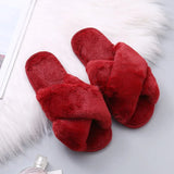 Slippers Female 2023 Spring Autumn New Women's Moon Flat Bottom Home Indoor And Outdoor Wear Plush Cotton