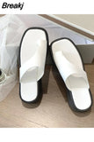 Soled Sandals Women's 2023 Summer New Set Toe Sandals Sen Women's Muffin Shoes Wear Casual Toe Clipped Women's