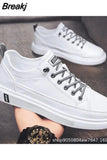 Men's White Casual Sneakers 2023 Autumn Vulcanized Shoes Boys Tenis Sport Shoes Male Sneakers Soft Sole Men Walking