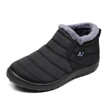 Boots Winter Plus Size Men Shoes Warm Fur Snow Boots Plush Inside Shoes Black Winter Boots For Men Waterproof Mans