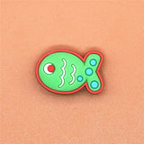 Sale 1pc Pets Series PVC Shoe Charms Cute Dog/Fish/Owl Shoe Accessories Shoe Buckle Decorations Fit Croc JIBZ Kid's