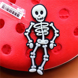 PVC Croc Shoe Charms NEW Skeleton Cartoon Bus Alien Pumpkin Lantern Slippers Decorations for Jibz Kids Party Gifts