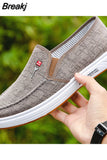 Men's shoes are breathable and light old Beijing cloth shoes men's low top canvas shoes and lazy work shoes