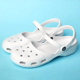 Summer White Nurse Sandals For Women Classic Mary Janes Jelly Sandal Slippers Girls Clogs Shoes Cute