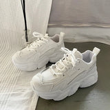 Women's Thick-soled Non-slip Sneakers Fashion New Women Casual Comfortable Dad Shoes Running Shoes Women's Vulcanized