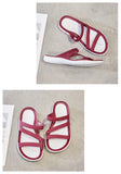 Plus Thicken Sandals Slip on Woman Croc Anti-Skid Hole Jelly Shoes Flat Garden Beach Plus Size Sandalias De Verano Para